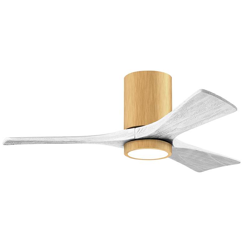 Image 1 42 inch Irene-3HLK Light Maple and Matte White Ceiling Fan