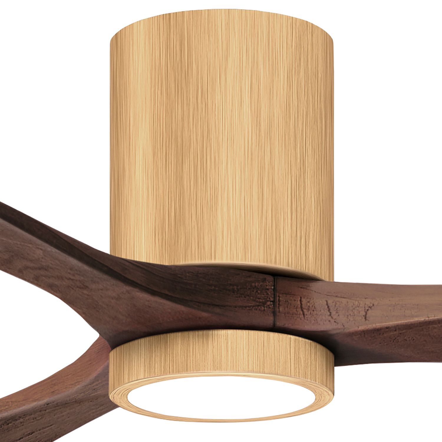 42" Irene-3HLK Light Maple and Walnut Tone Ceiling Fan