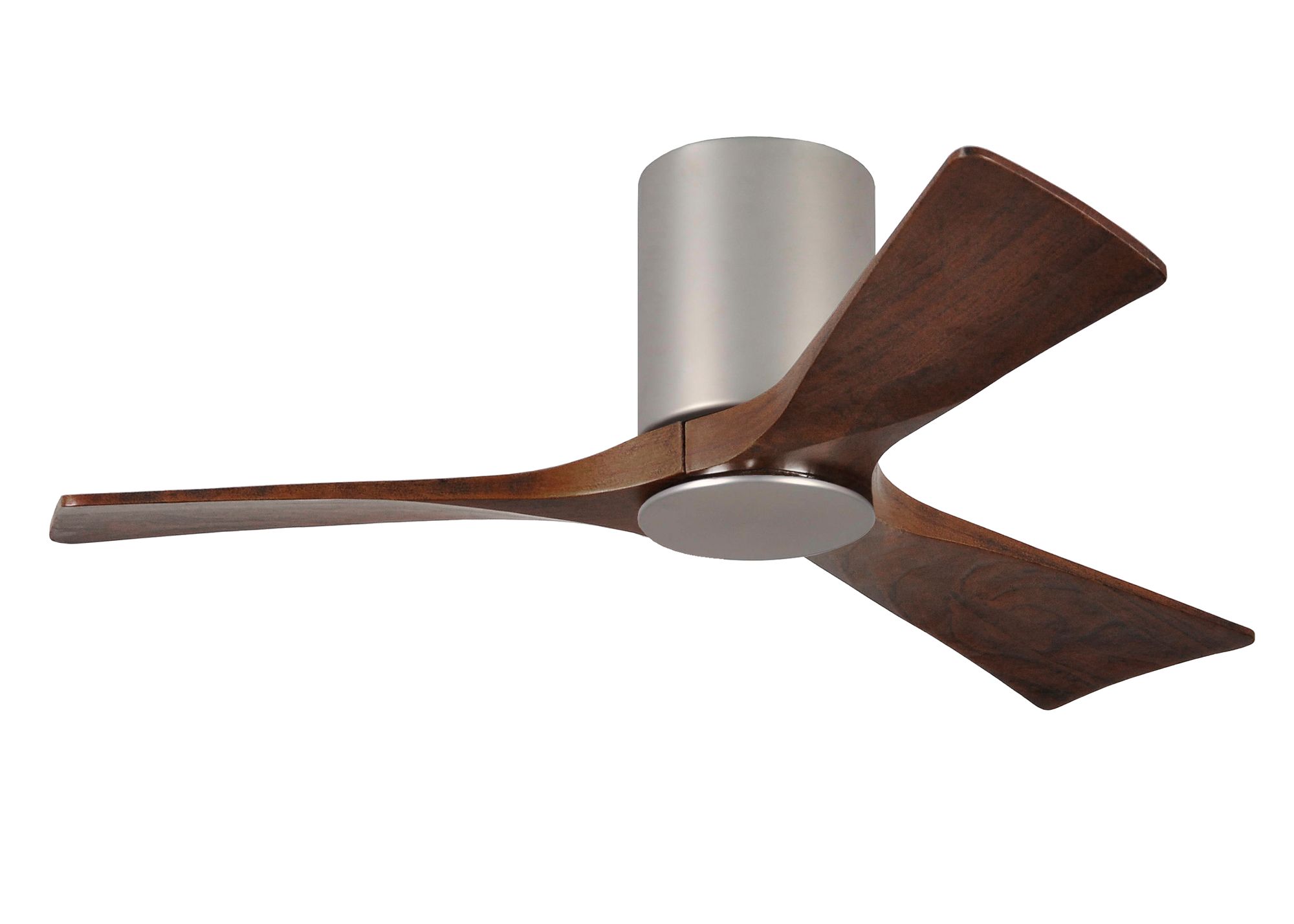 Image 3 42" Irene-3HLK Nickel 3-Blade LED Damp Hugger Ceiling Fan with Remote more views