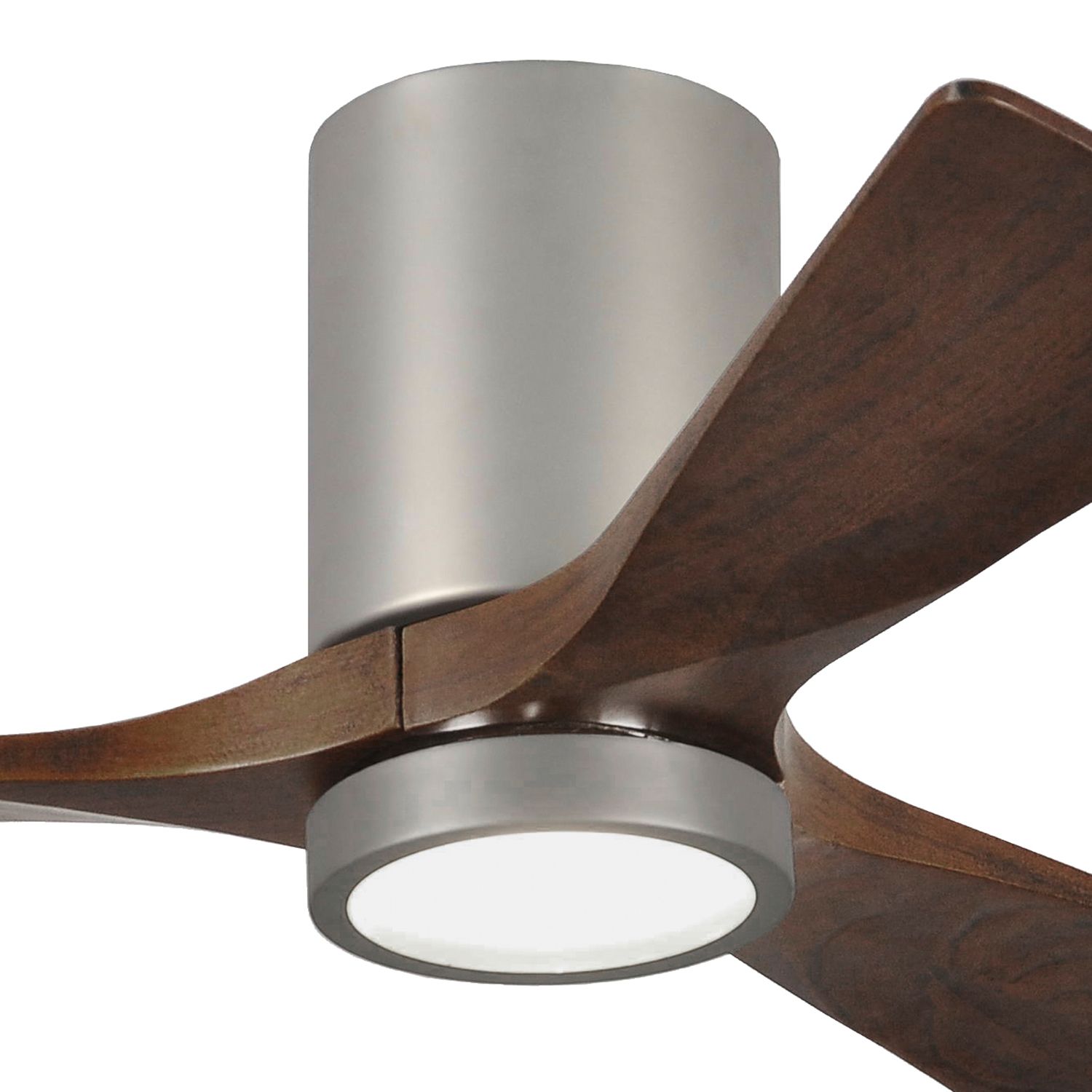 Image 6 42" Irene-3HLK Nickel 3-Blade LED Damp Hugger Ceiling Fan with Remote more views