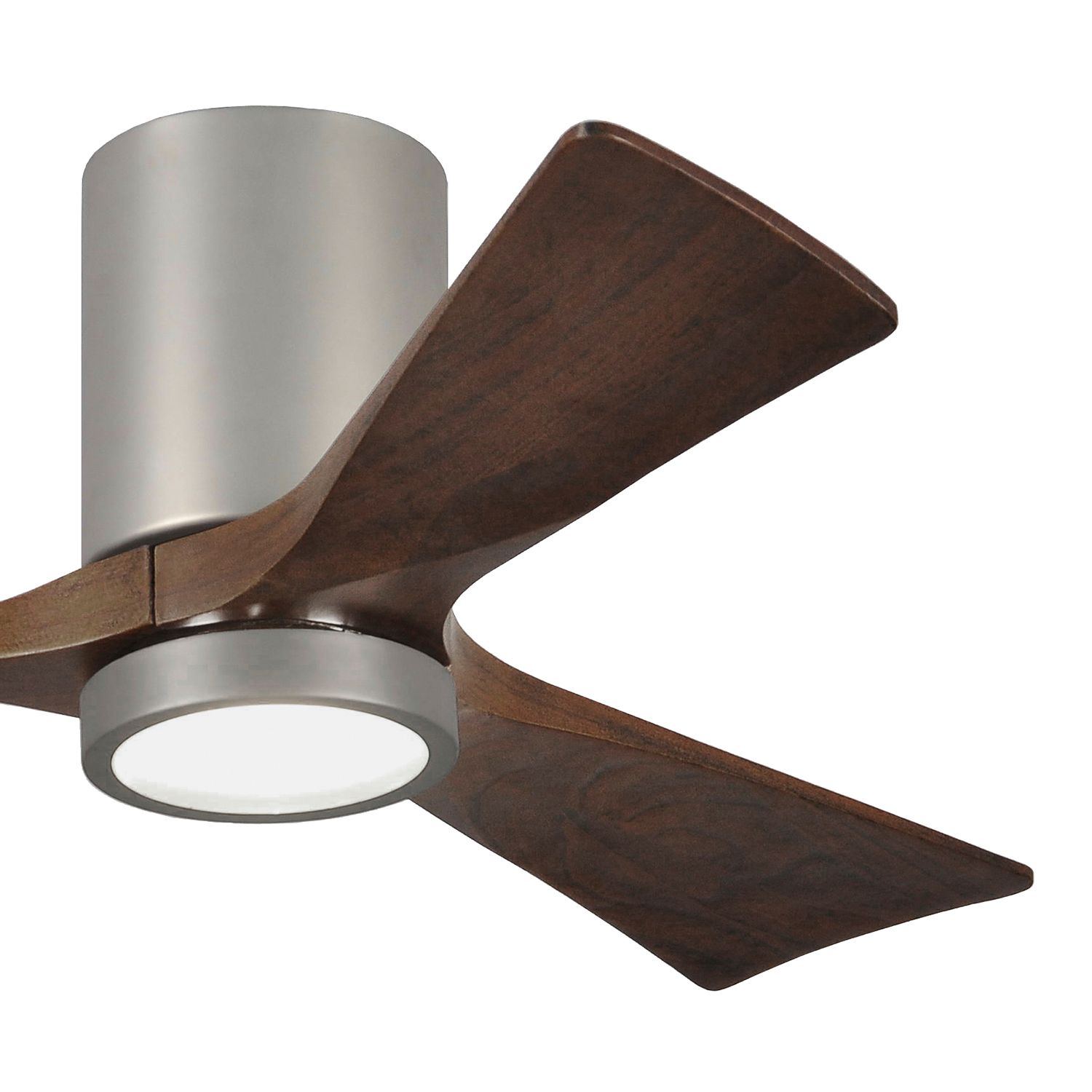 Image 7 42" Irene-3HLK Nickel 3-Blade LED Damp Hugger Ceiling Fan with Remote more views