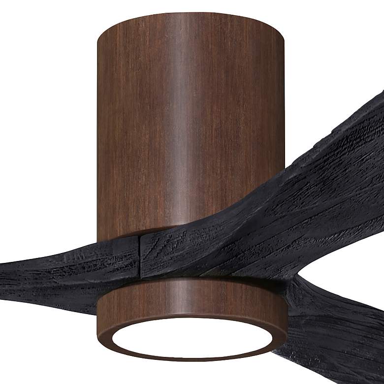 Image 2 42" Irene-3HLK Walnut and Matte Black LED Ceiling Fan with Remote more views