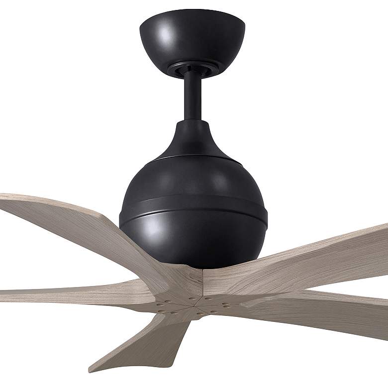 Image 5 42" Irene-5 Matte Black and Gray Ash Ceiling Fan more views