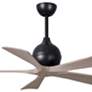 7_42" Irene-5 Matte Black and Gray Ash Ceiling Fan more views