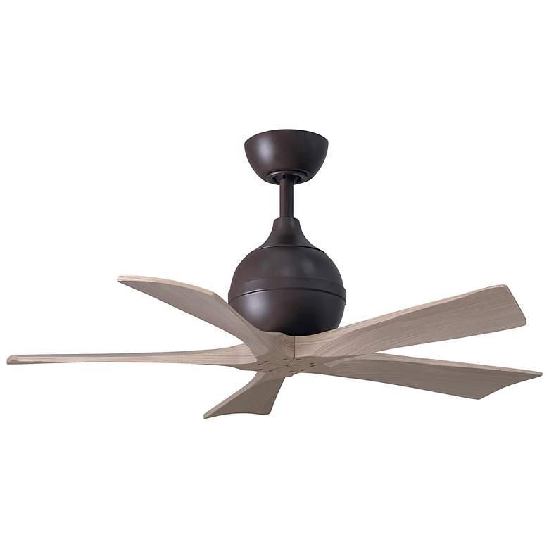 Image 1 42" Irene-5 Textured Bronze and Gray Ash Ceiling Fan