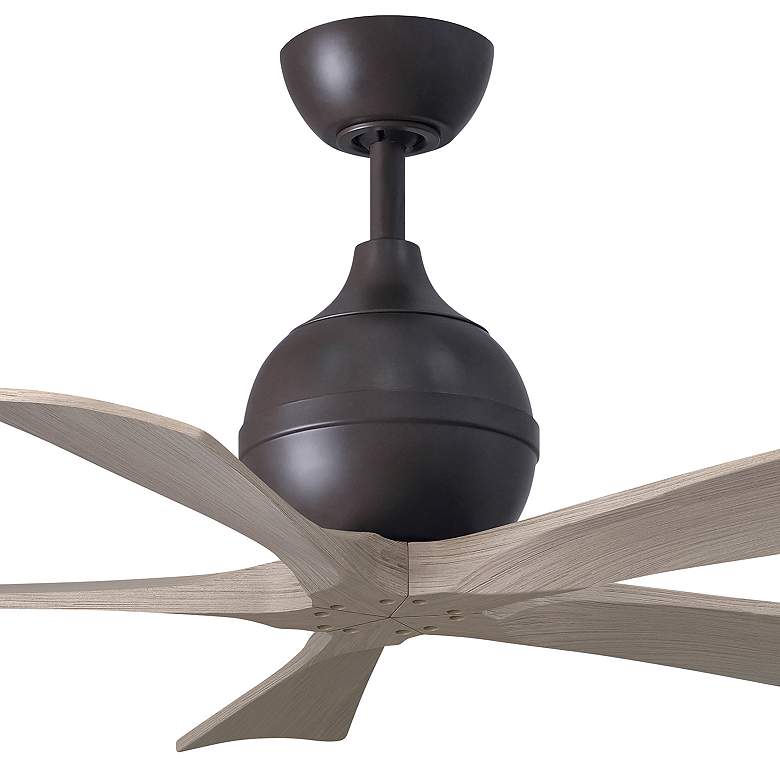 Image 5 42" Irene-5 Textured Bronze and Gray Ash Ceiling Fan more views