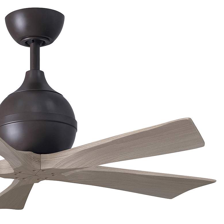 Image 6 42" Irene-5 Textured Bronze and Gray Ash Ceiling Fan more views