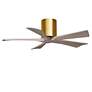 2_42" Irene-5H Brushed Brass and Gray Ash Ceiling Fan more views