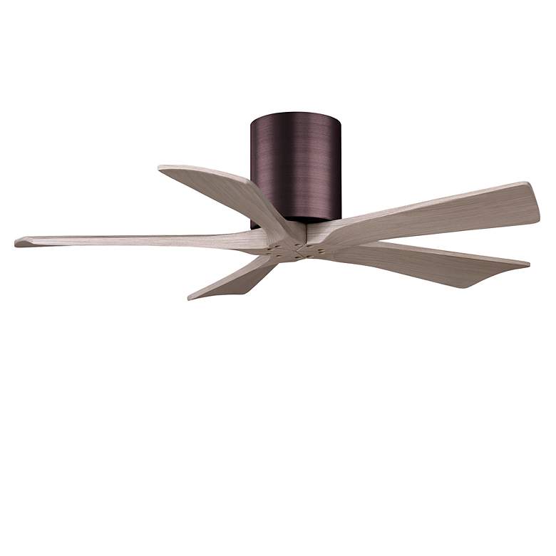 Image 2 42" Irene-5H Brushed Bronze and Gray Ash Ceiling Fan more views