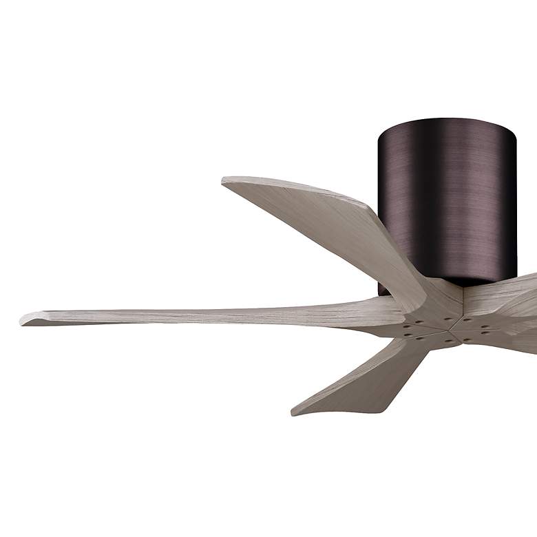 Image 6 42" Irene-5H Brushed Bronze and Gray Ash Ceiling Fan more views