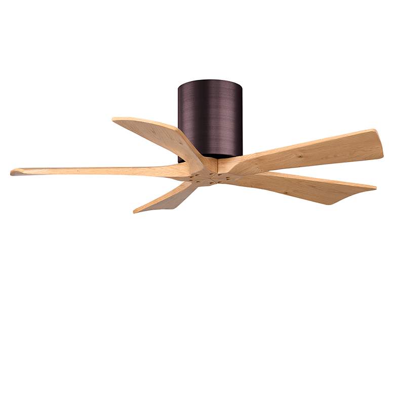 Image 2 42" Irene-5H Brushed Bronze and Light Maple Ceiling Fan more views