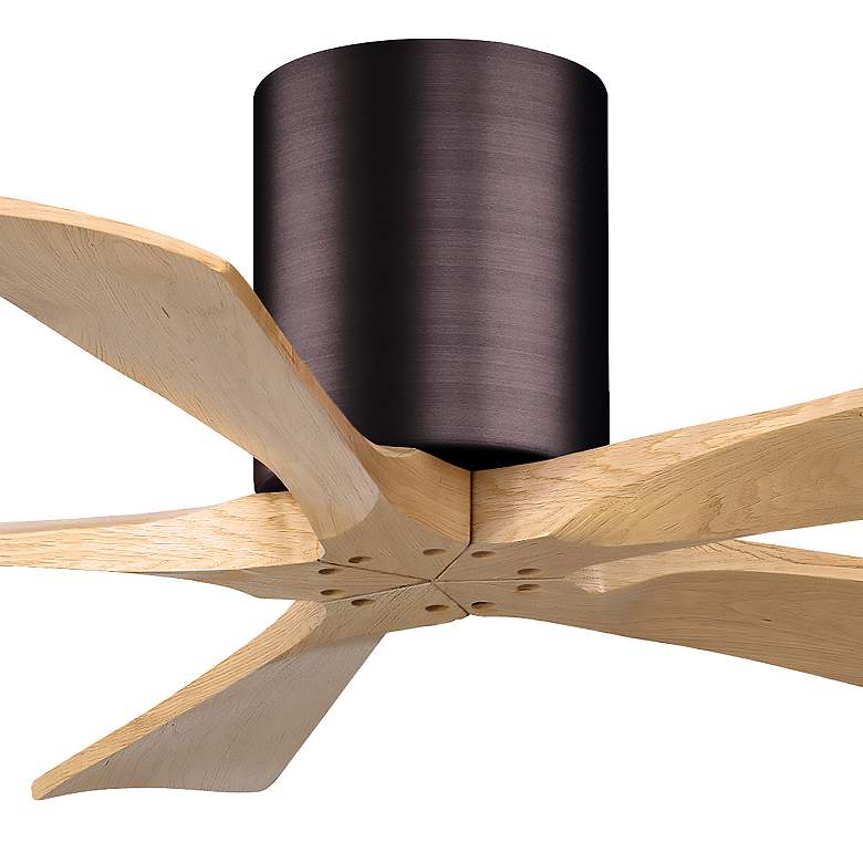 Image 5 42" Irene-5H Brushed Bronze and Light Maple Ceiling Fan more views