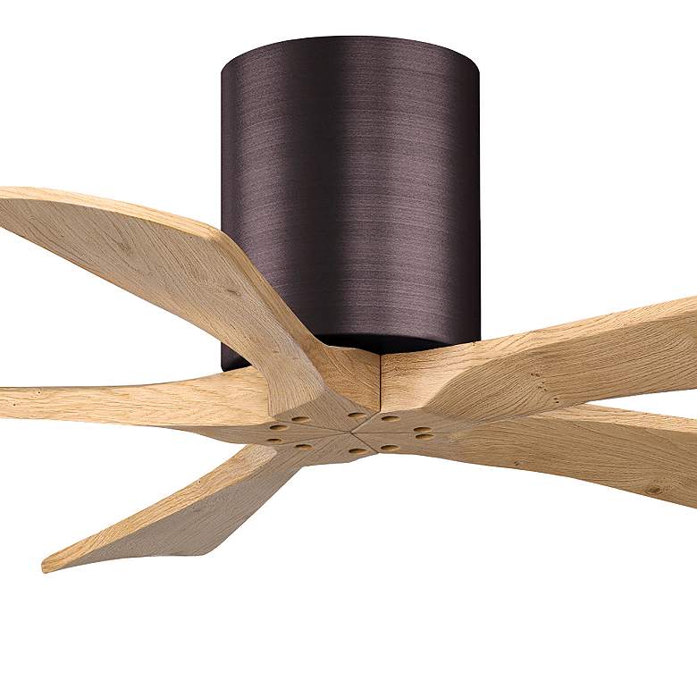Image 7 42" Irene-5H Brushed Bronze and Light Maple Ceiling Fan more views
