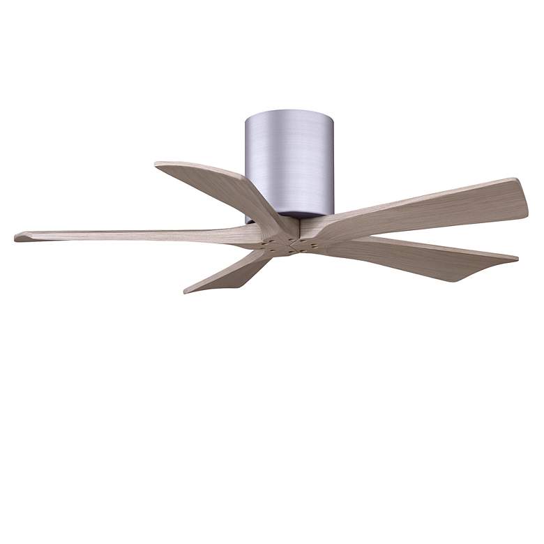 Image 2 42" Irene-5H Brushed Nickel and Gray Ash Ceiling Fan more views