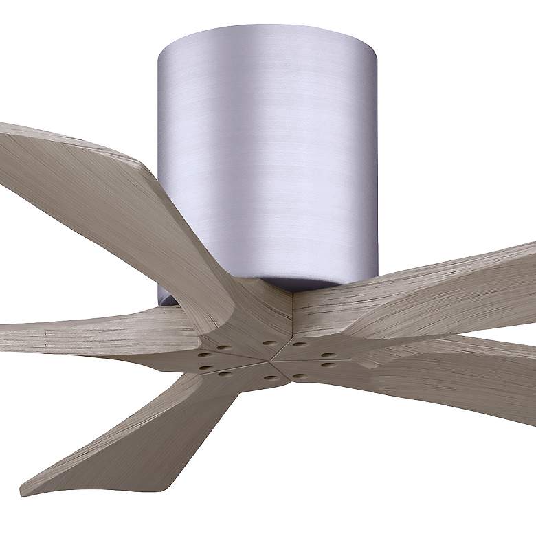 Image 5 42" Irene-5H Brushed Nickel and Gray Ash Ceiling Fan more views