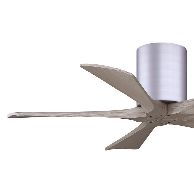 Image 6 42" Irene-5H Brushed Nickel and Gray Ash Ceiling Fan more views