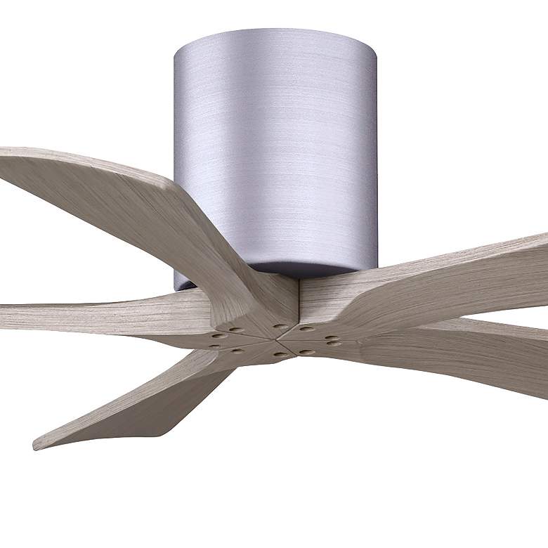 Image 7 42" Irene-5H Brushed Nickel and Gray Ash Ceiling Fan more views