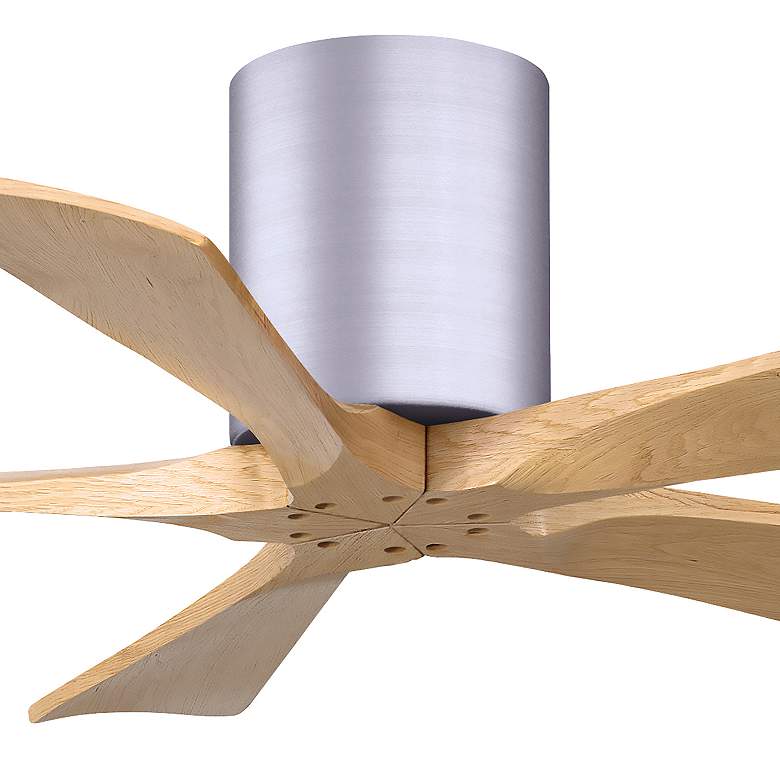Image 5 42" Irene-5H Brushed Nickel and Light Maple Ceiling Fan more views