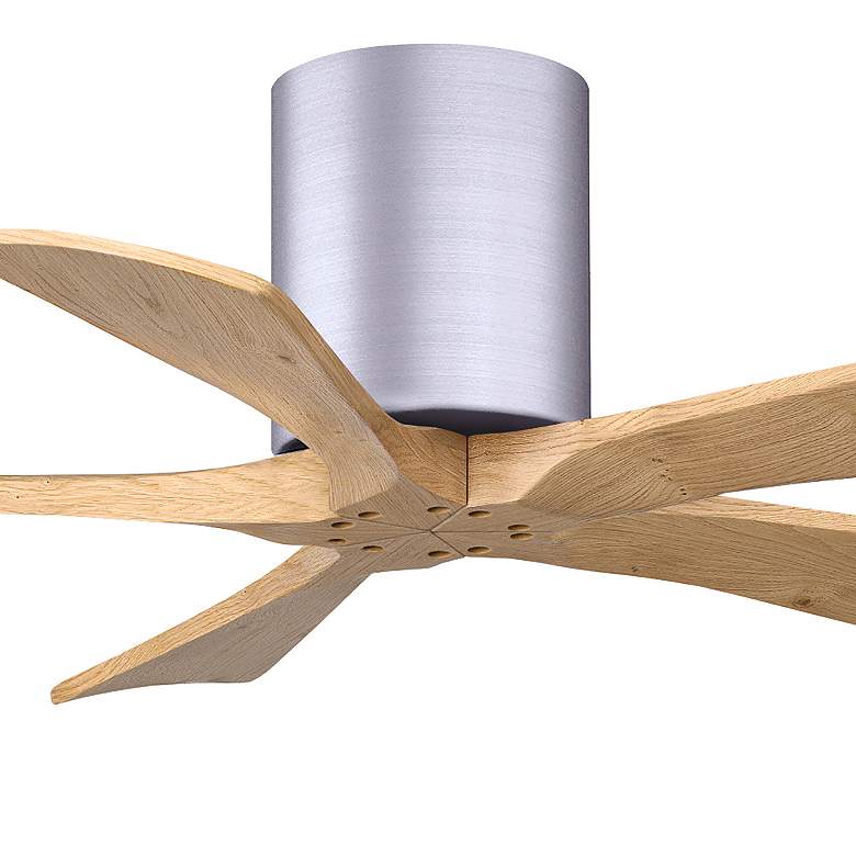 Image 7 42" Irene-5H Brushed Nickel and Light Maple Ceiling Fan more views