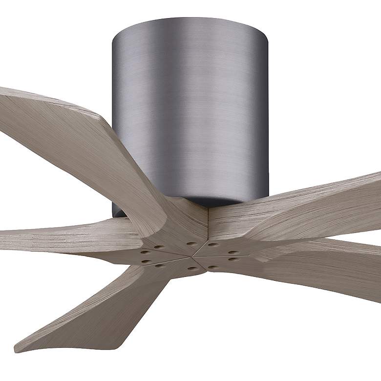 Image 5 42" Irene-5H Brushed Pewter and Gray Ash Ceiling Fan more views