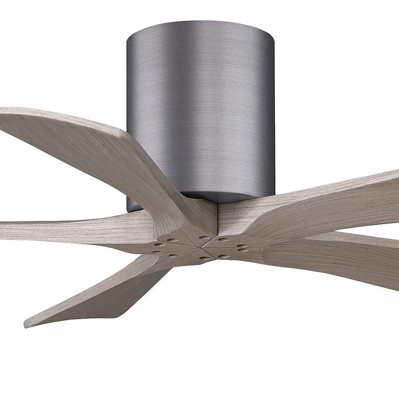 Image 7 42" Irene-5H Brushed Pewter and Gray Ash Ceiling Fan more views