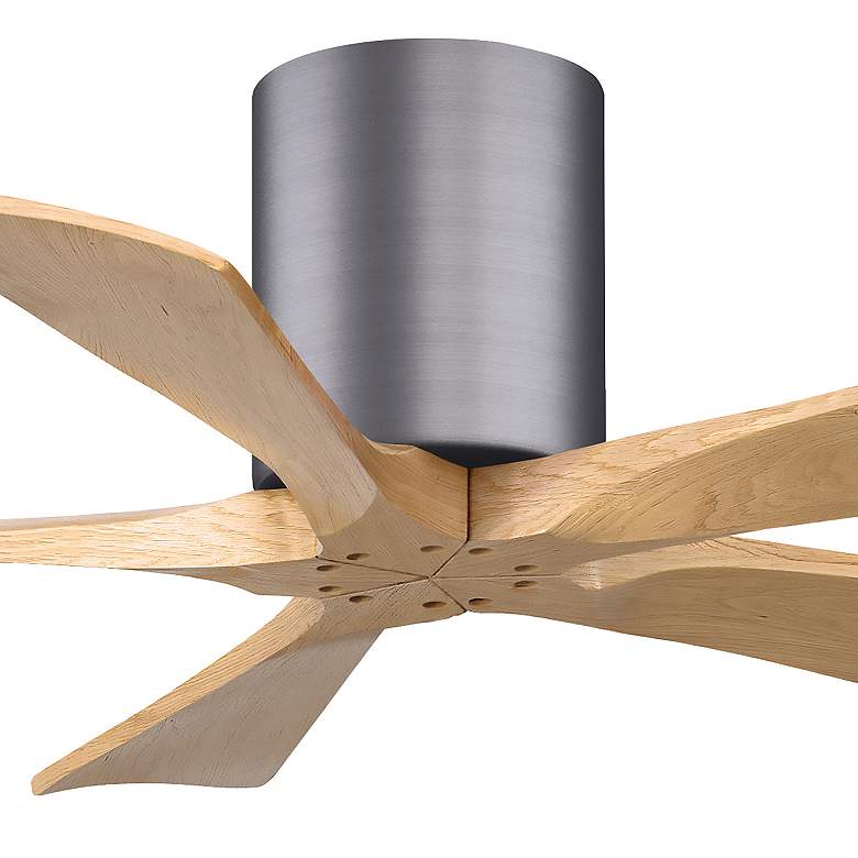 Image 5 42" Irene-5H Brushed Pewter and Light Maple Ceiling Fan more views