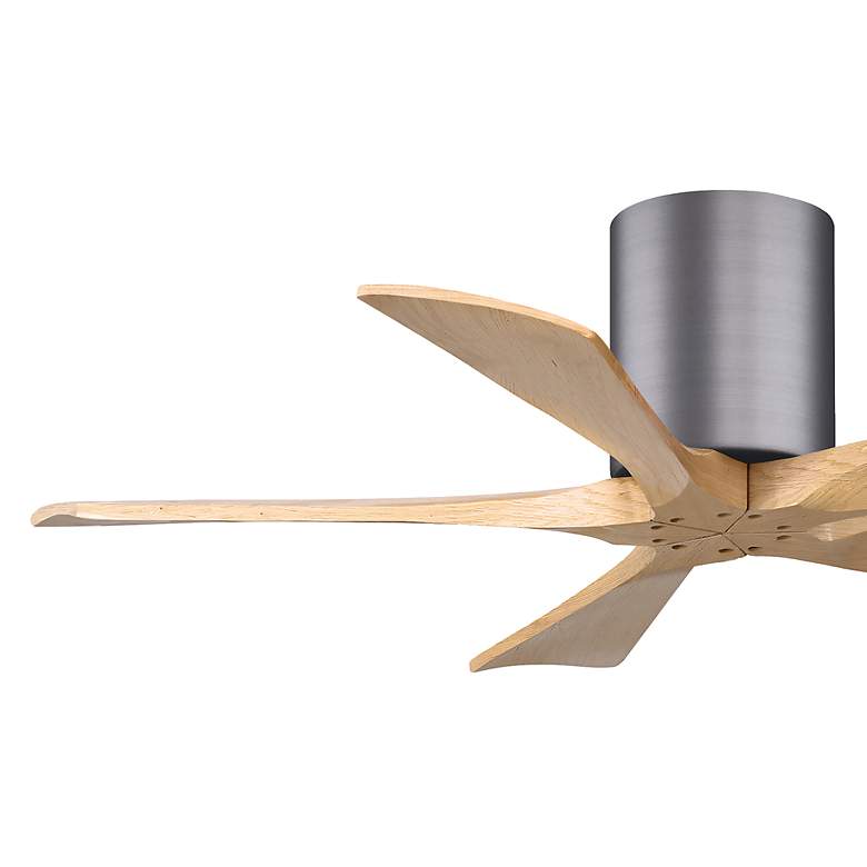 Image 6 42" Irene-5H Brushed Pewter and Light Maple Ceiling Fan more views