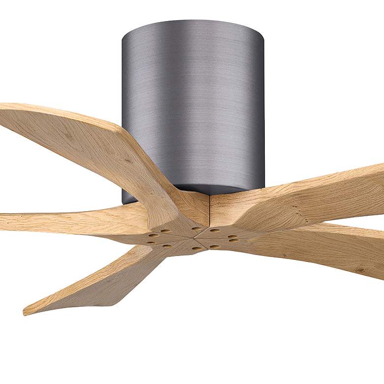 Image 7 42" Irene-5H Brushed Pewter and Light Maple Ceiling Fan more views