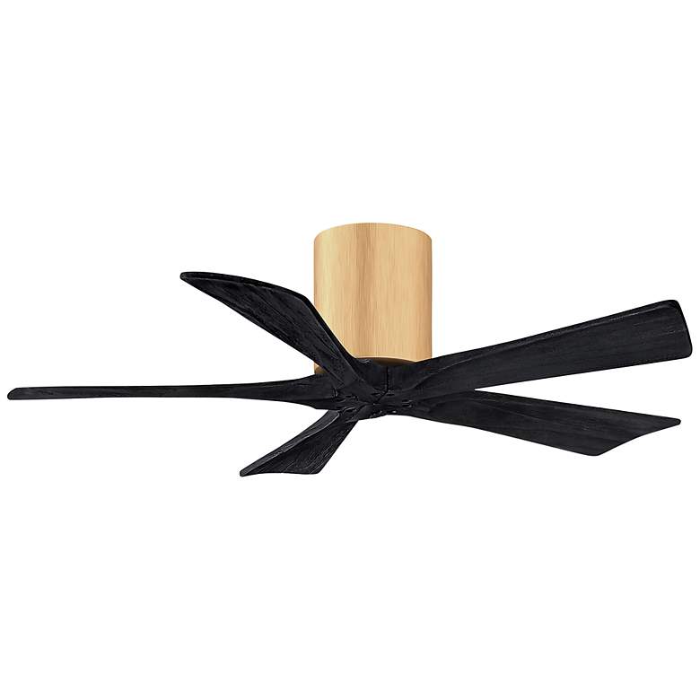 Image 1 42 inch Irene-5H Light Maple and Matte Black Ceiling Fan