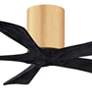 6_42" Irene-5H Light Maple and Matte Black Ceiling Fan more views