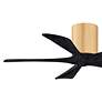 7_42" Irene-5H Light Maple and Matte Black Ceiling Fan more views