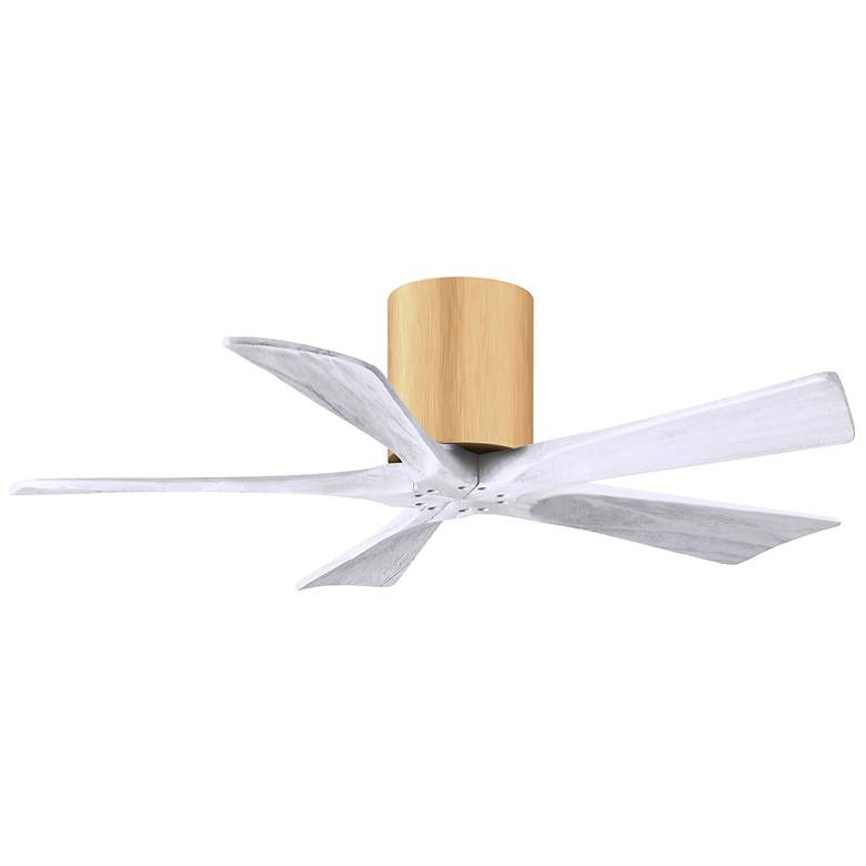 Image 1 42 inch Irene-5H Light Maple and Matte White Ceiling Fan