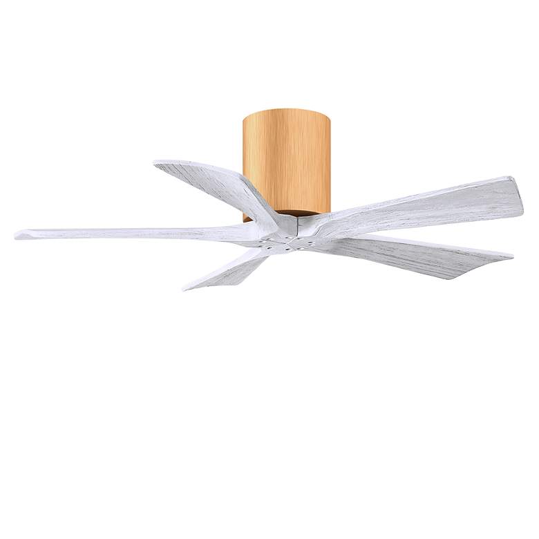 Image 2 42" Irene-5H Light Maple and Matte White Ceiling Fan more views