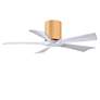 2_42" Irene-5H Light Maple and Matte White Ceiling Fan more views
