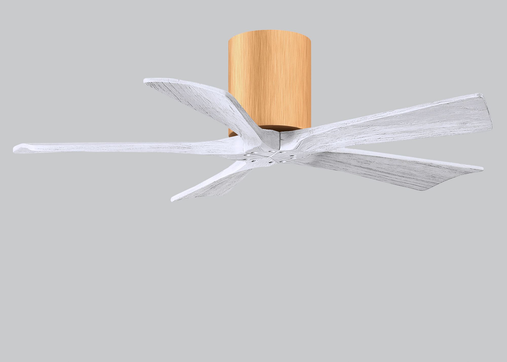 42" Irene-5H Light Maple and Matte White Ceiling Fan
