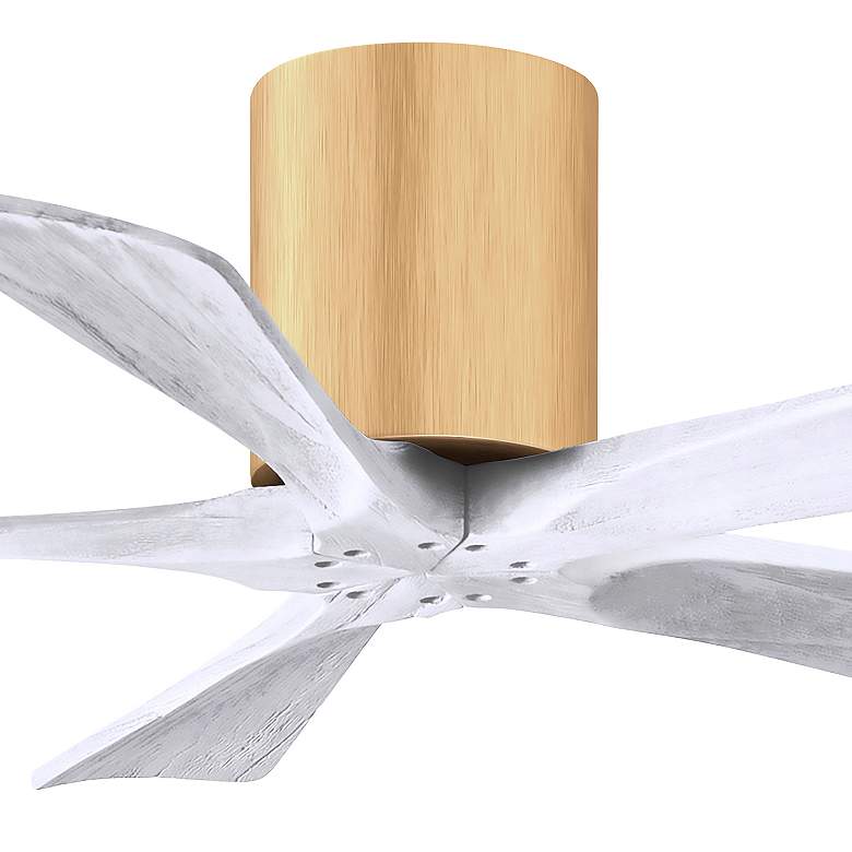 Image 5 42" Irene-5H Light Maple and Matte White Ceiling Fan more views