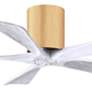 5_42" Irene-5H Light Maple and Matte White Ceiling Fan more views