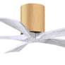 7_42" Irene-5H Light Maple and Matte White Ceiling Fan more views