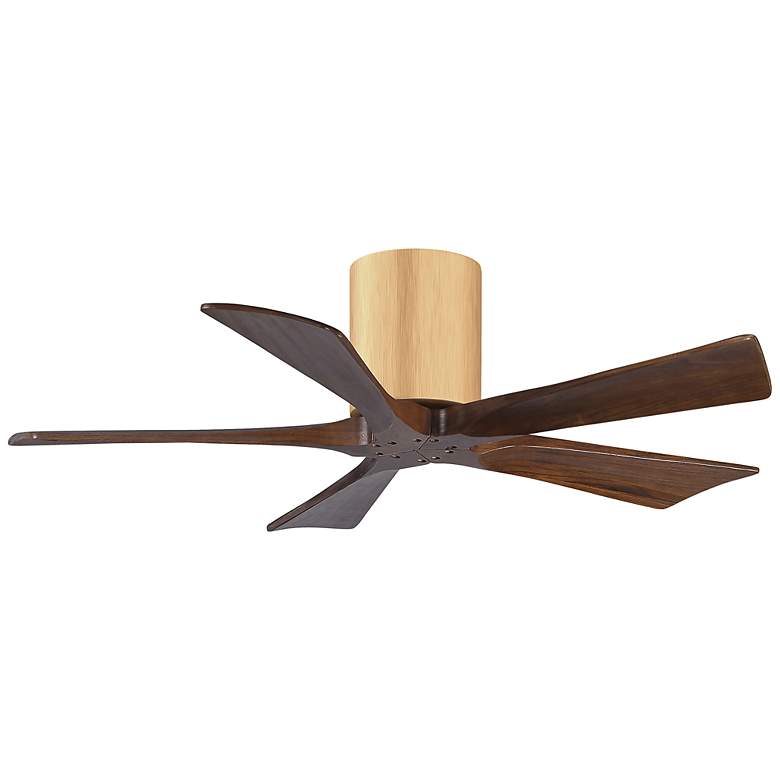 Image 1 42" Irene-5H Light Maple and Walnut Tone Ceiling Fan
