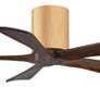 42" Irene-5H Light Maple and Walnut Tone Ceiling Fan