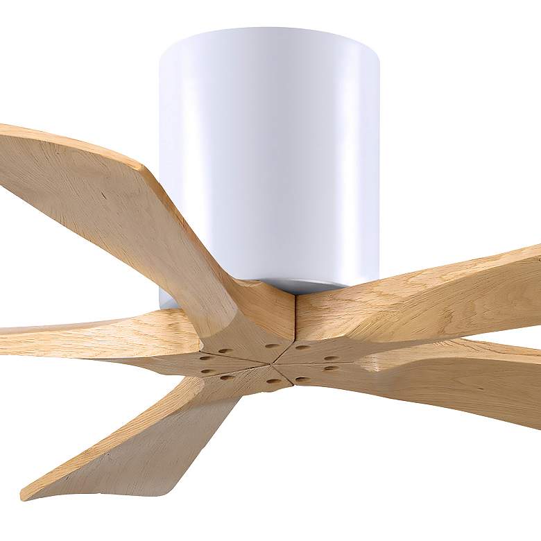 Image 5 42" Irene-5H Matte White and Light Maple Tone Ceiling Fan more views