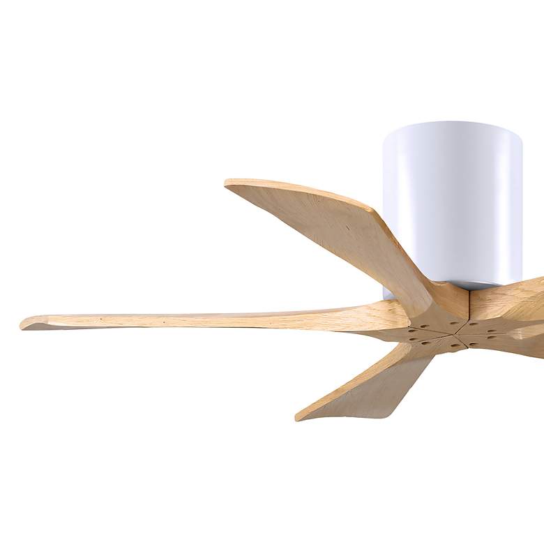 Image 6 42" Irene-5H Matte White and Light Maple Tone Ceiling Fan more views