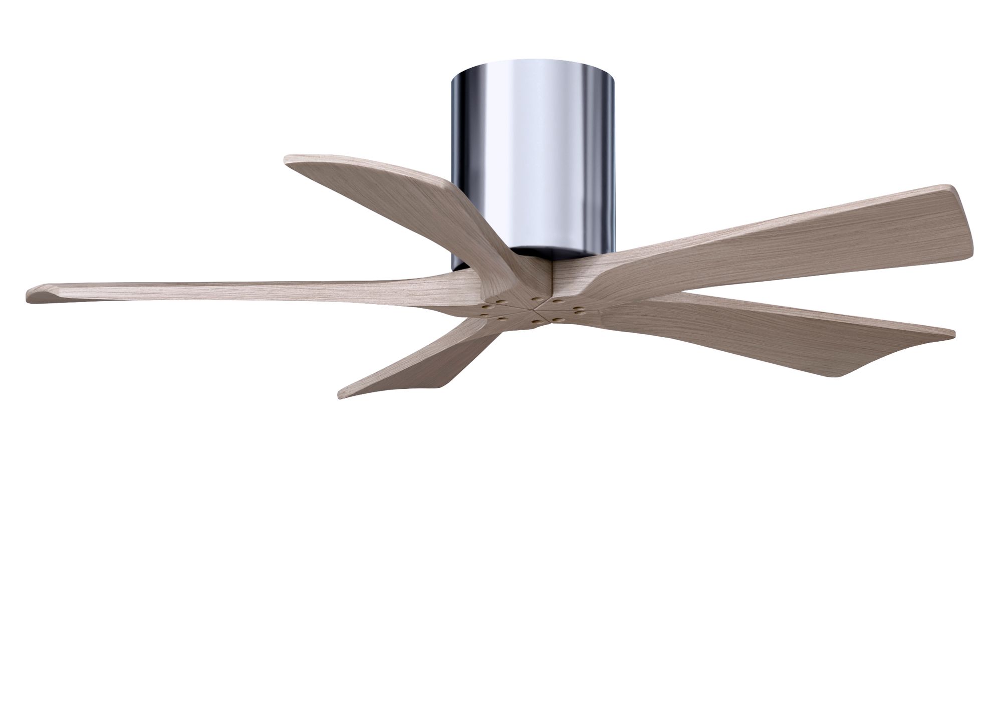 Image 2 42" Irene-5H Polished Chrome and Gray Ash Ceiling Fan more views