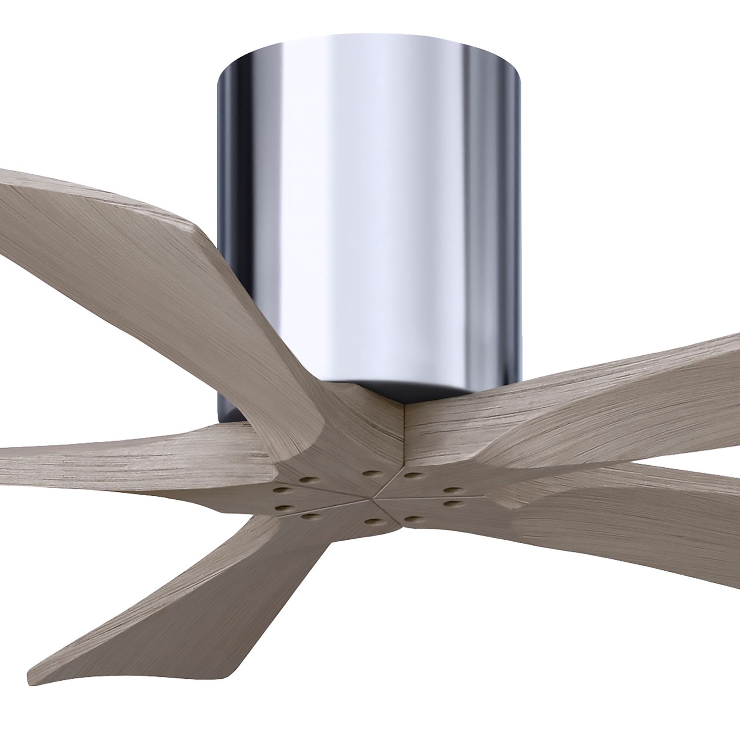 Image 5 42" Irene-5H Polished Chrome and Gray Ash Ceiling Fan more views
