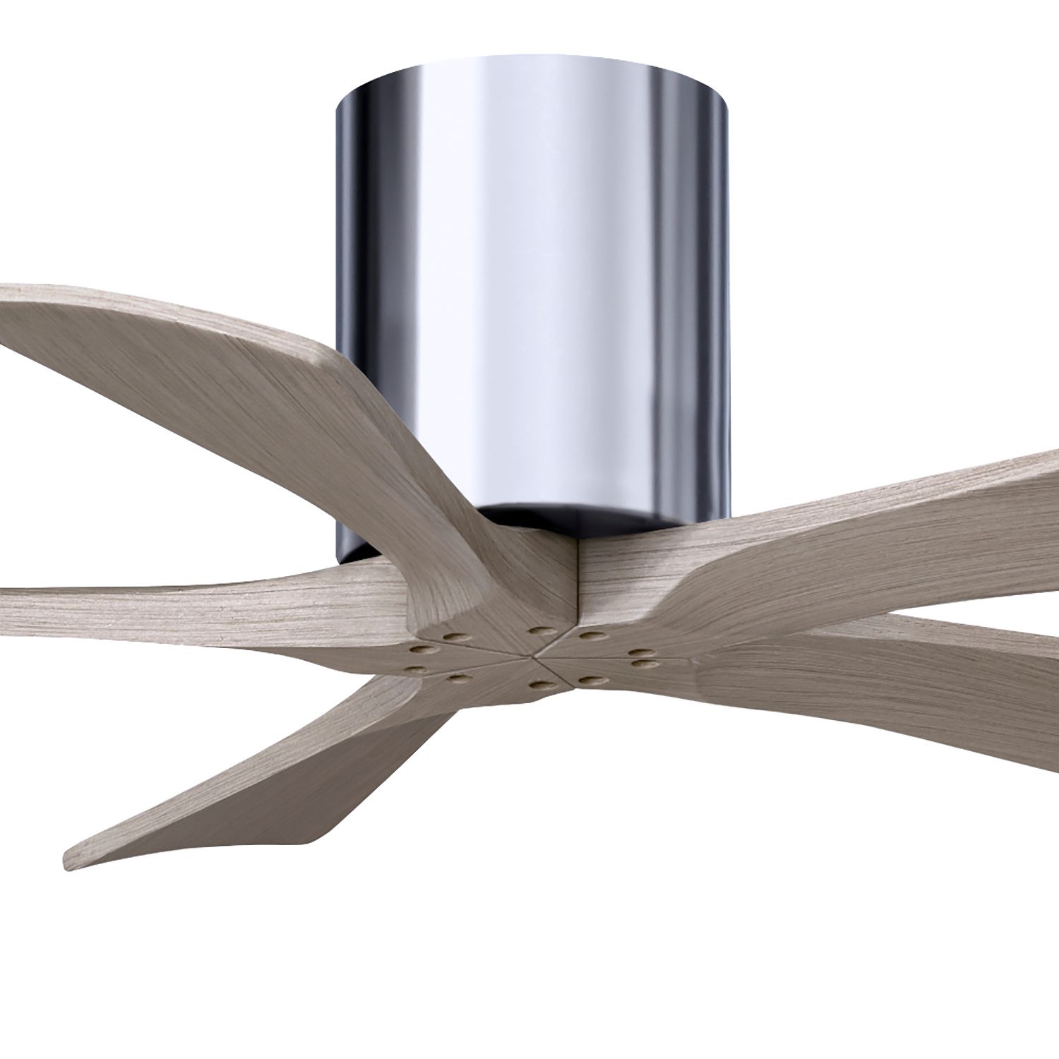 Image 7 42" Irene-5H Polished Chrome and Gray Ash Ceiling Fan more views
