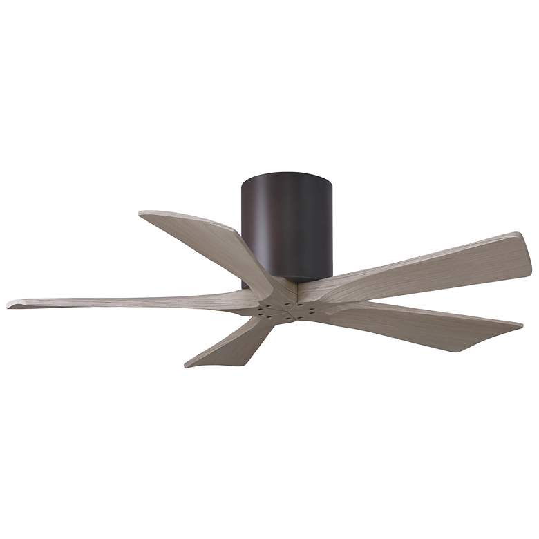 Image 1 42" Irene-5H Textured Bronze and Gray Ash Ceiling Fan