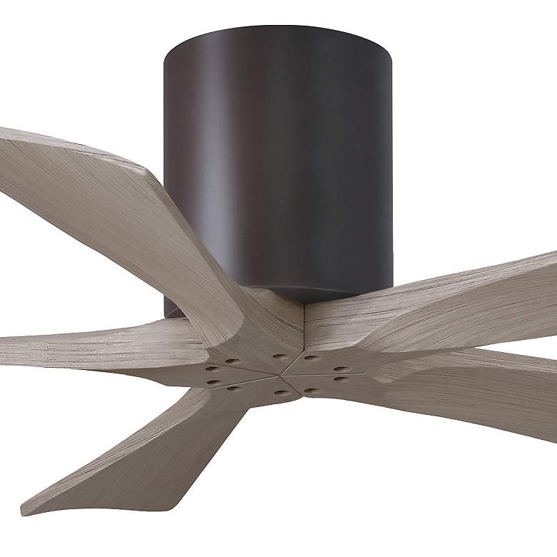 Image 5 42" Irene-5H Textured Bronze and Gray Ash Ceiling Fan more views