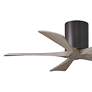6_42" Irene-5H Textured Bronze and Gray Ash Ceiling Fan more views