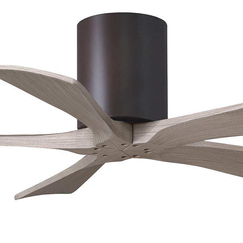 Image 7 42" Irene-5H Textured Bronze and Gray Ash Ceiling Fan more views