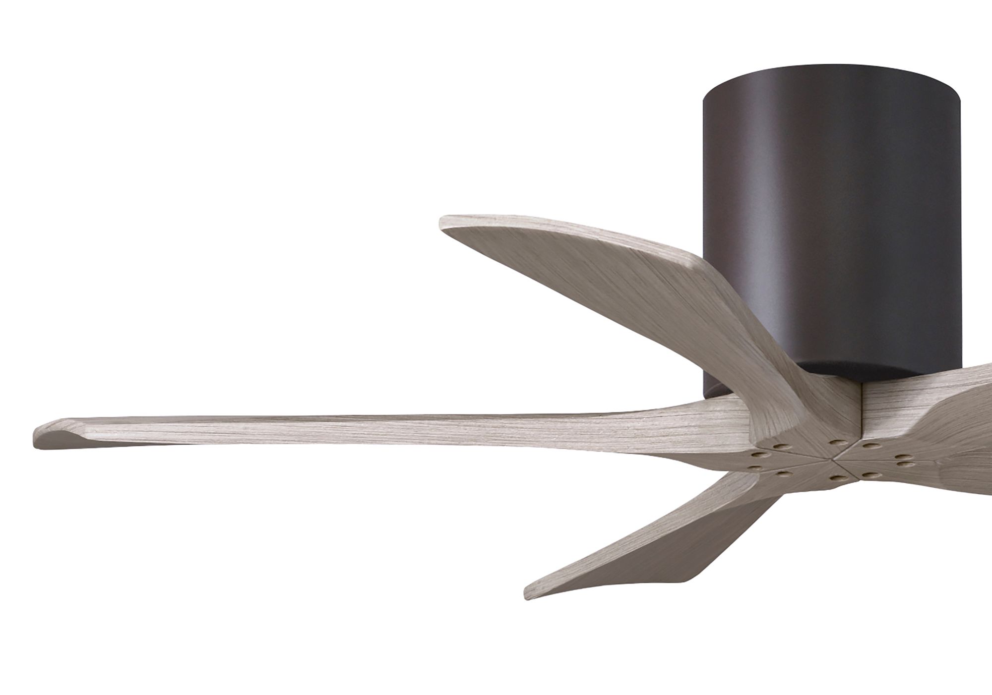 42" Irene-5H Textured Bronze and Gray Ash Ceiling Fan